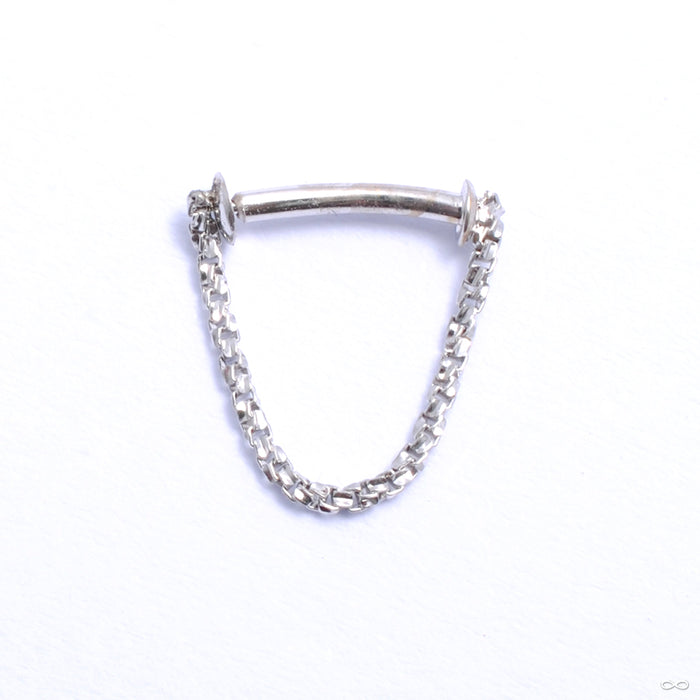 Just A Peek Press-fit Ring in Gold from Pupil Hall in 14k white gold