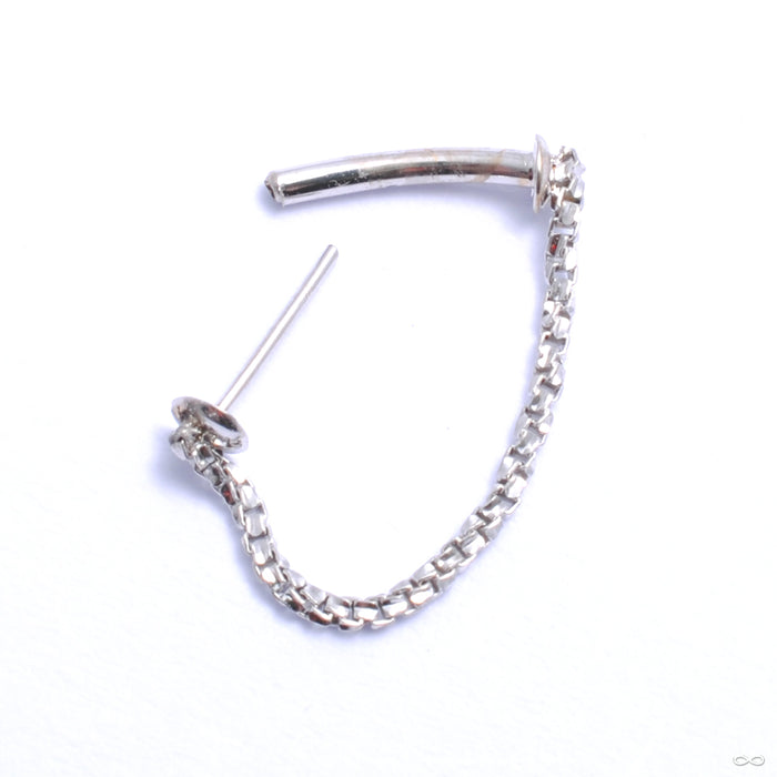 Just A Peek Press-fit Ring in Gold from Pupil Hall in 14k white gold