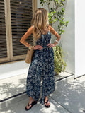Kayda Floral Beaded Jumpsuit - Final Sale - Stitch And Feather