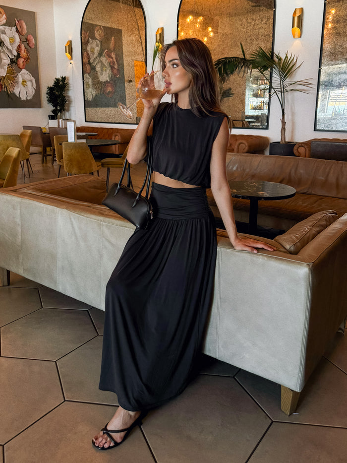 Keep Me Close Midi Skirt - Stitch And Feather