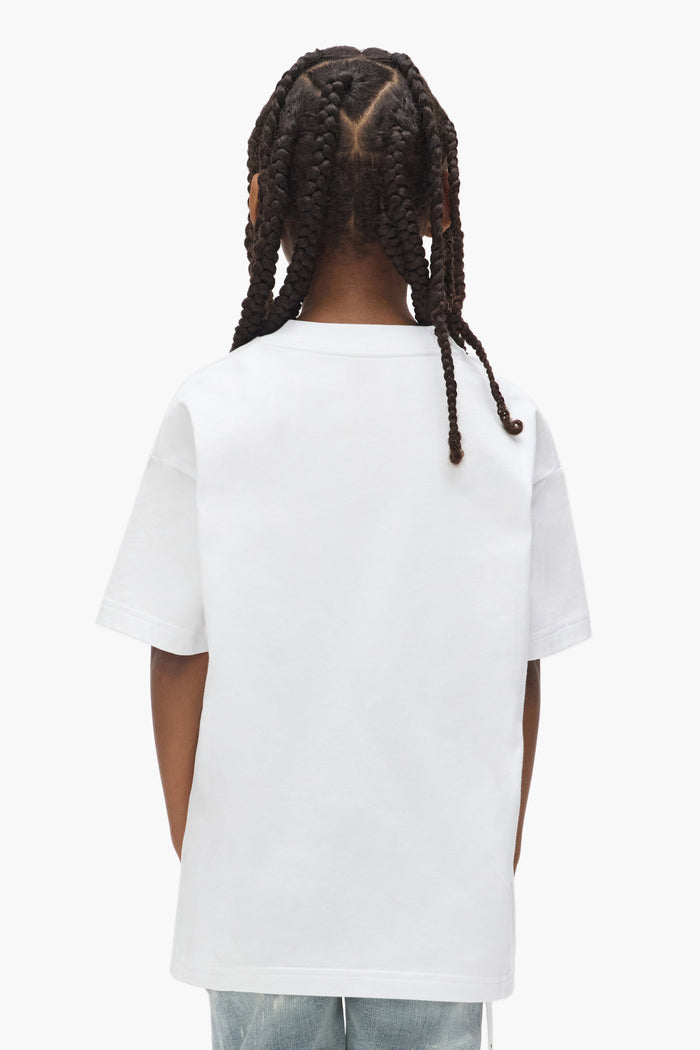 Kids' Gateway Tee in relaxed fit, available in sizes 4-5, 6-7, 8, 10, 12, made of 100% cotton.