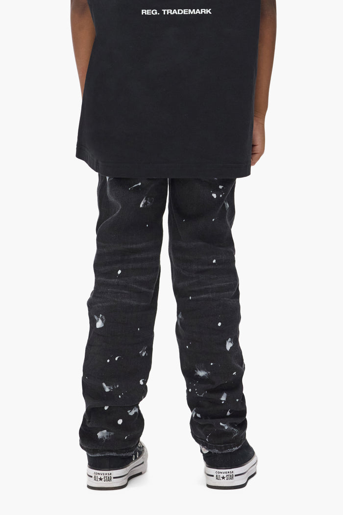 Kids' Paint Repair Denim Stretch Skinny in various sizes for kids aged 4-12 with 5 pocket styling.