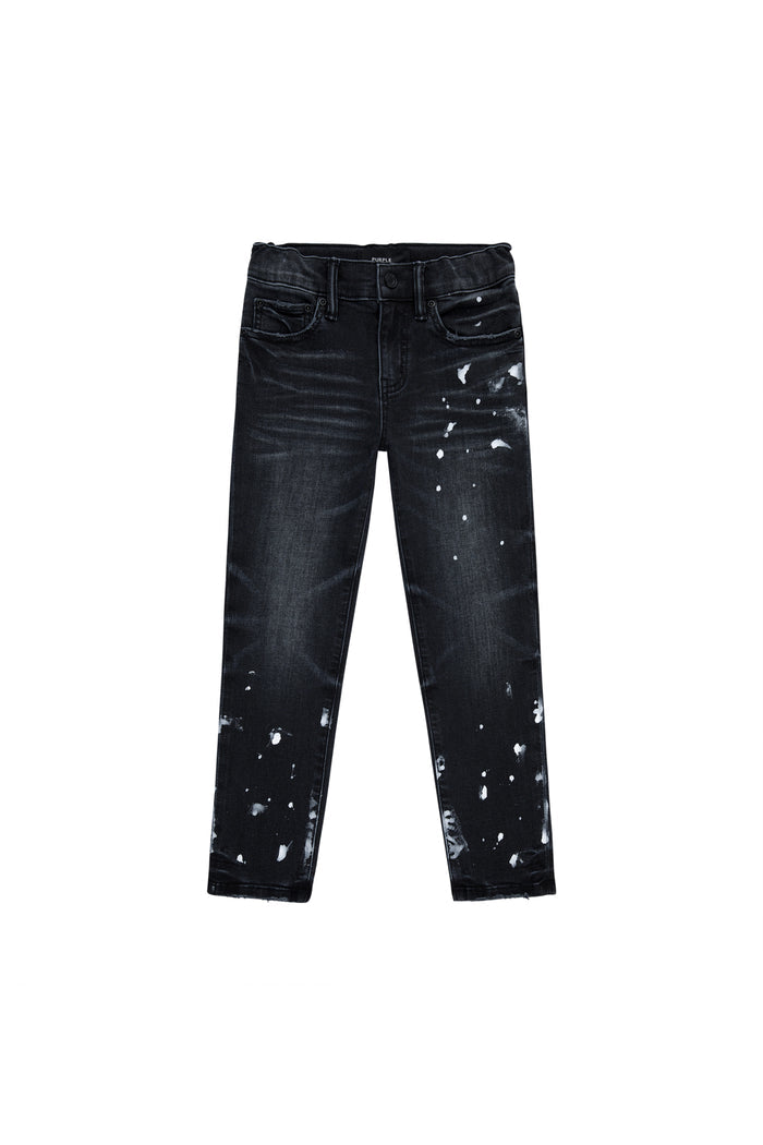 Kids' Paint Repair Stretch Skinny Denim in sizes XS (4-5) to XL (12) with 5 pocket styling.