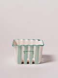 Kinsey Mini Berry Basket in Green - Stitch And Feather