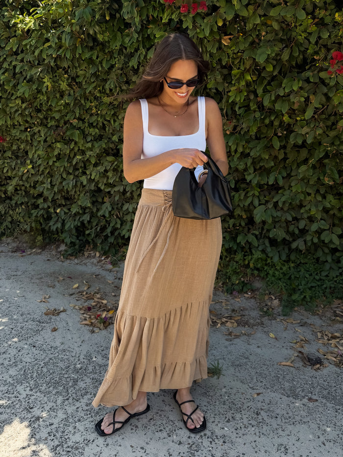 Kiran Tiered Maxi Skirt - Stitch And Feather