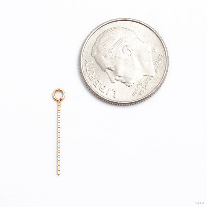 Kite Tail Charm in Gold from Quetzalli in yellow gold