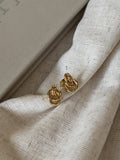 Knotted Stud Earring - Stitch And Feather