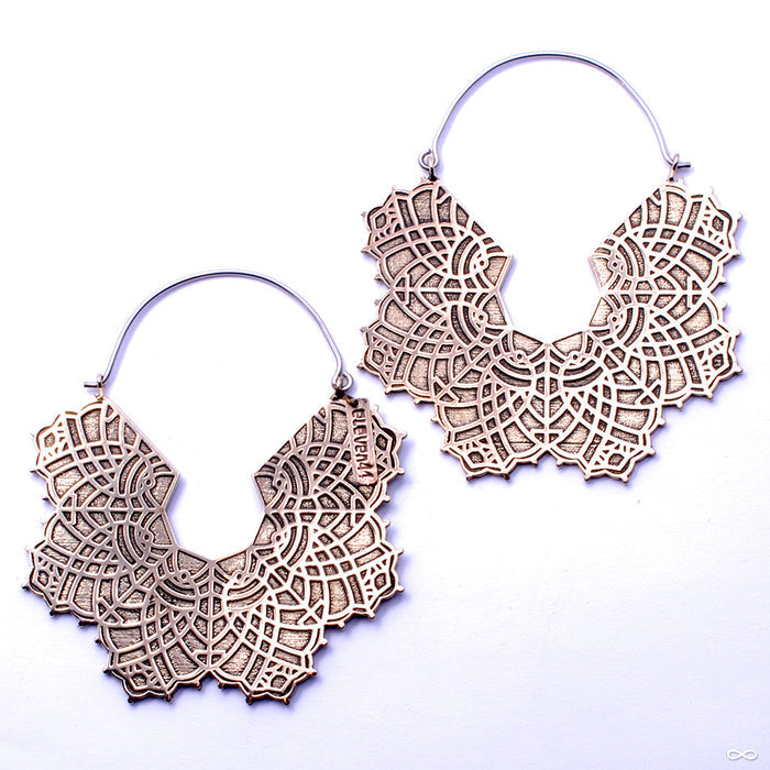 Lace Hoop Earrings from Eleven44