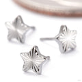 Laser Star Press-fit End in Titanium from Junipurr Jewelry group photo
