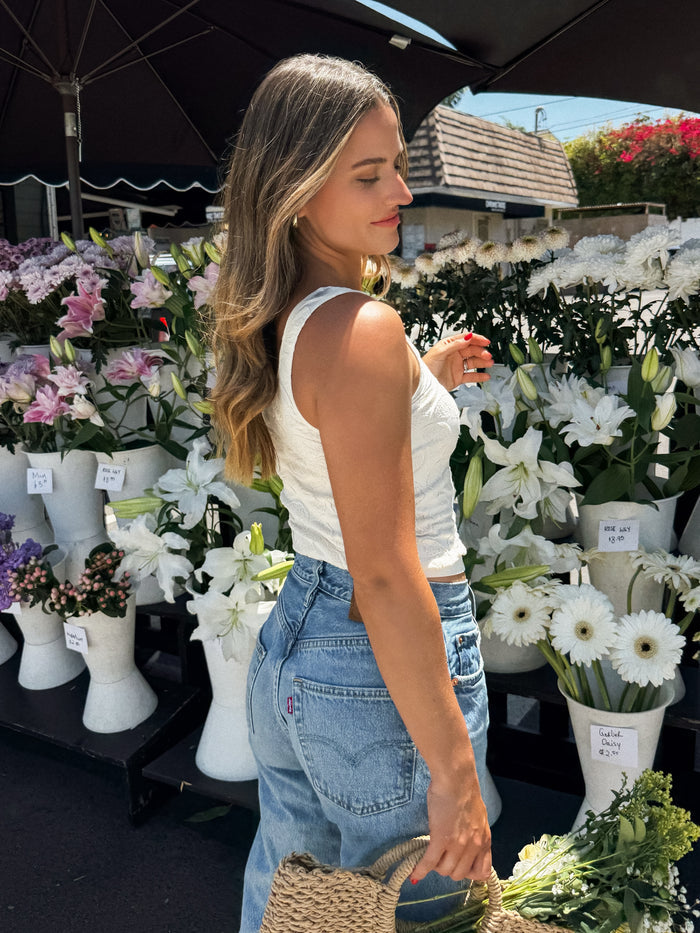 Lemon Market Tank Top - Stitch And Feather