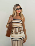 Libra Stripe Knit Tube Top - Final Sale - Stitch And Feather