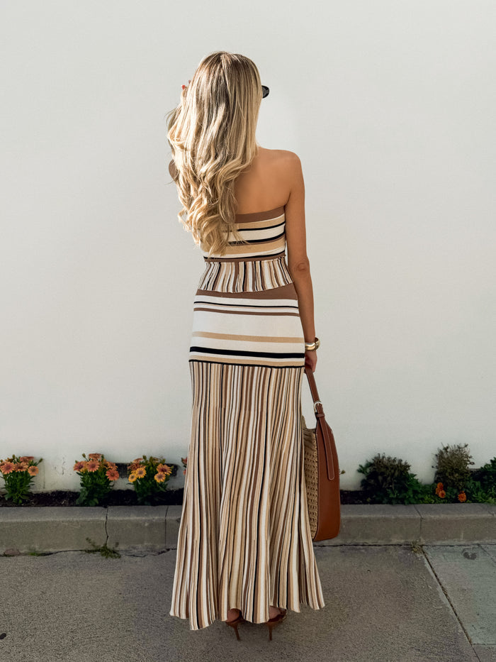 Libra Stripe Knit Tube Top - Final Sale - Stitch And Feather