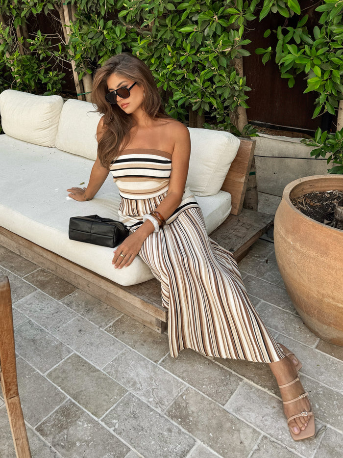 Libra Stripe Knit Tube Top - Final Sale - Stitch And Feather