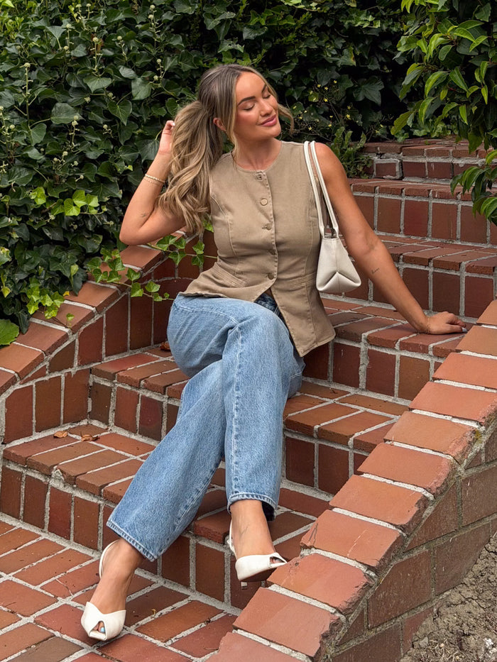 Linden Button Top - Stitch And Feather