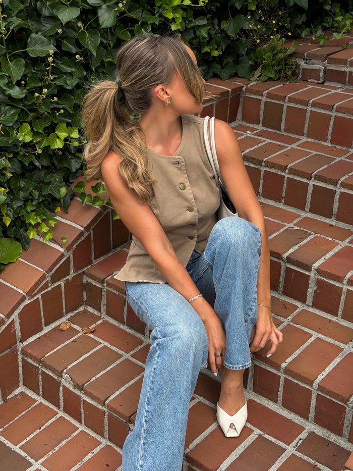 Linden Button Top - Stitch And Feather