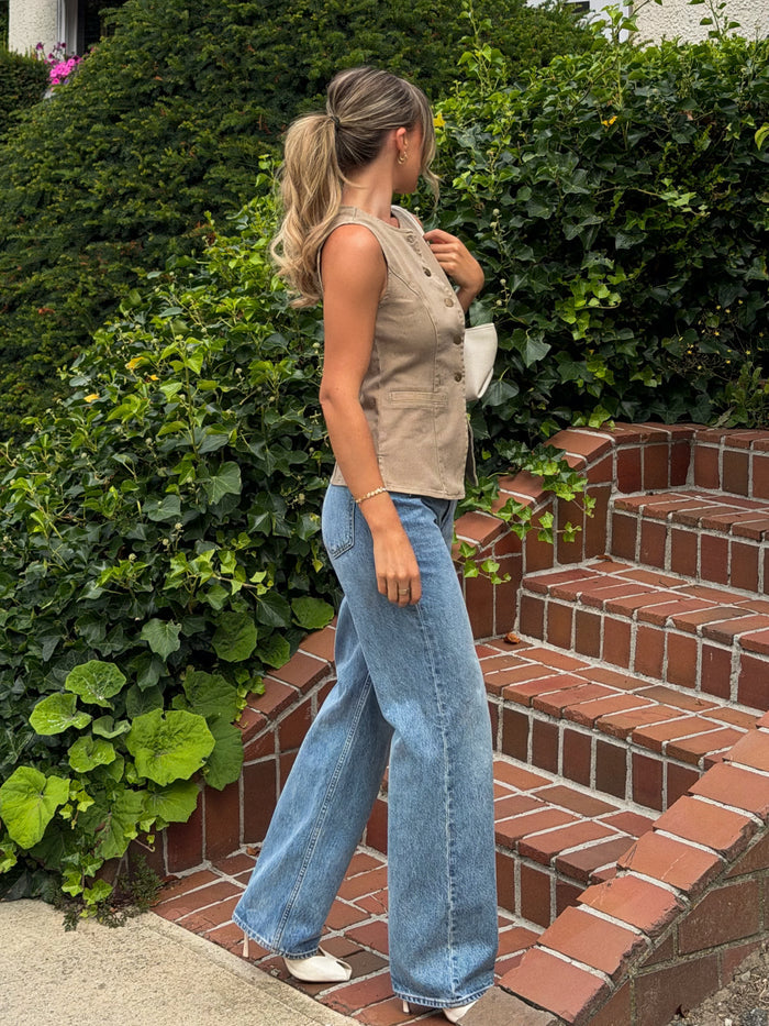 Linden Button Top - Stitch And Feather
