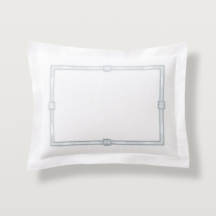 Lisetta Boudoir sham in cloud/white