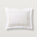 Lisetta Boudoir sham in champagne/white