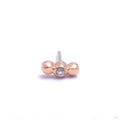 Little Secret 3 Bead Press-fit End in Gold from Pupil Hall in  rose gold