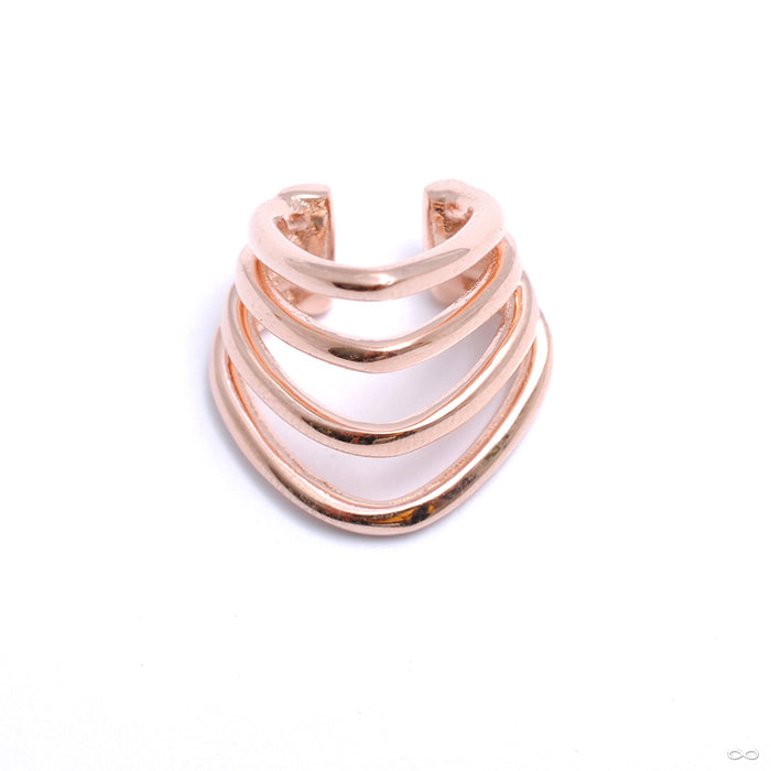 Little Warrior Cuff from Tawapa in rose gold
