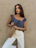 Logan Gingham Top - Stitch And Feather