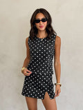 Lourdes Polka Dot Top - Stitch And Feather