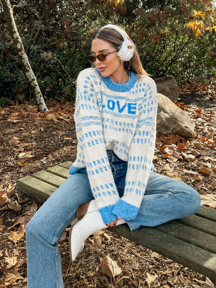 Love Language Knit Sweater - Final Sale - Stitch And Feather