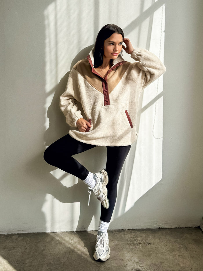 Love on The Line Color Block Pullover - Final Sale - Stitch And Feather