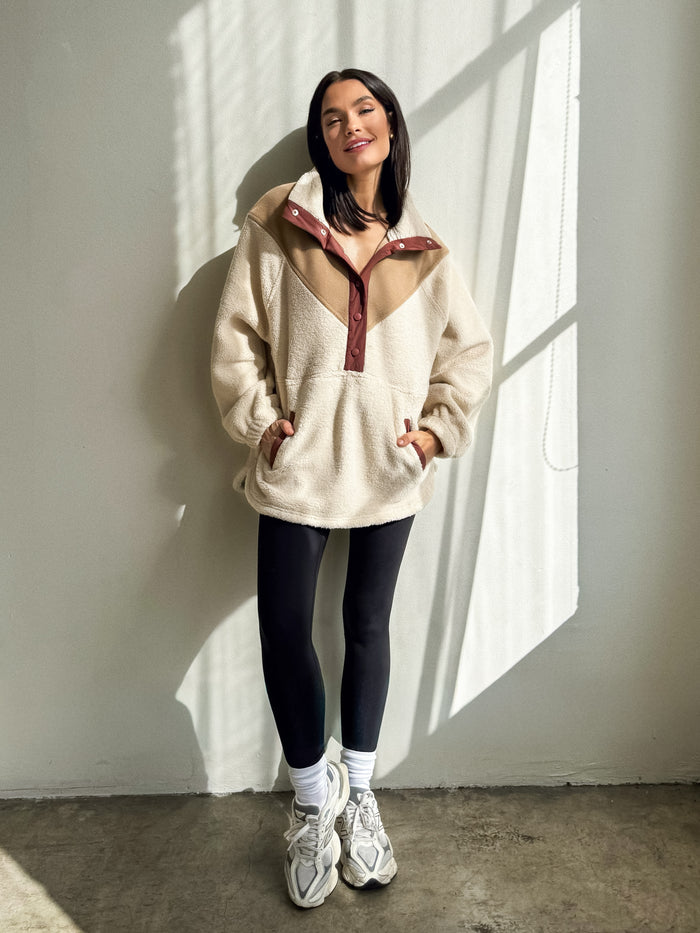 Love on The Line Color Block Pullover - Final Sale - Stitch And Feather