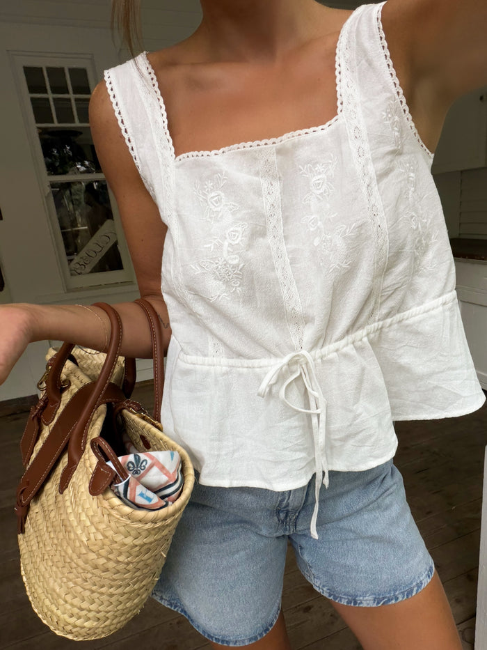 Lovisa Lace Tank Top - Stitch And Feather