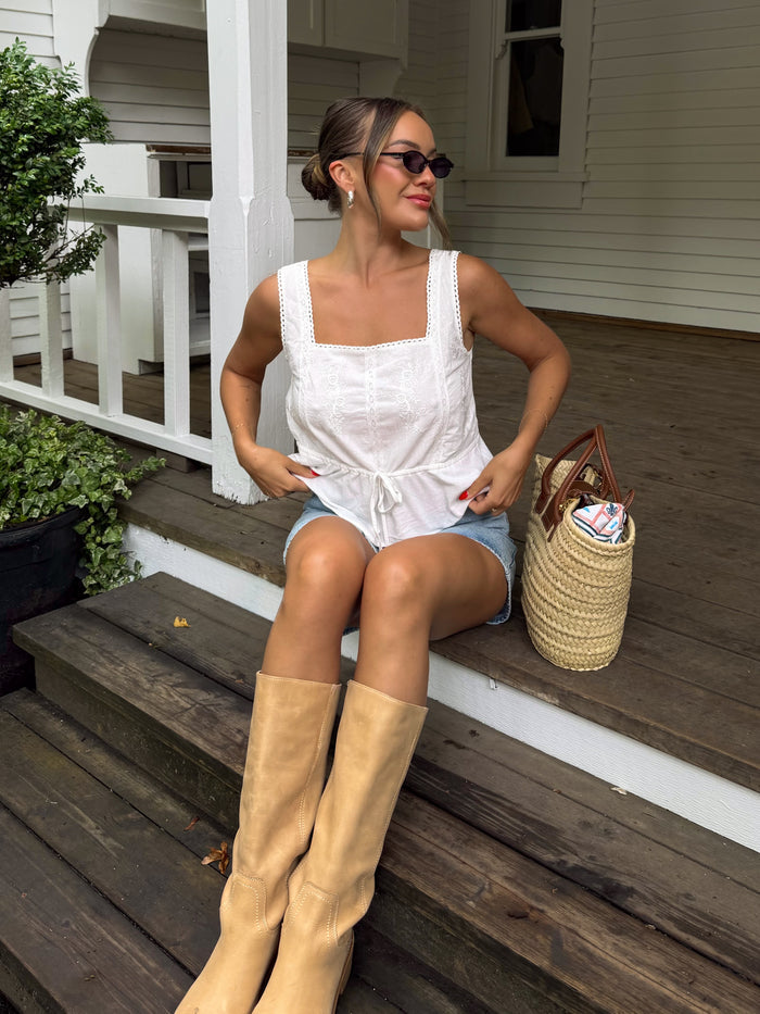 Lovisa Lace Tank Top - Stitch And Feather