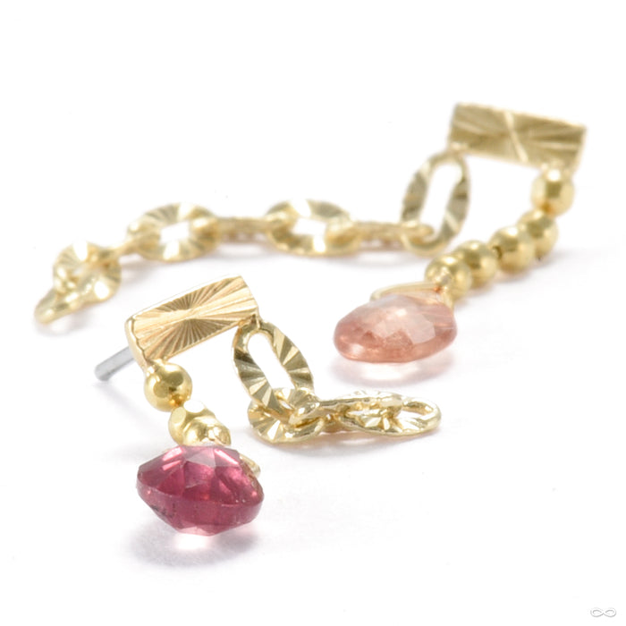 Lumen Press-fit End in Gold from Quetzalli in assorted materials