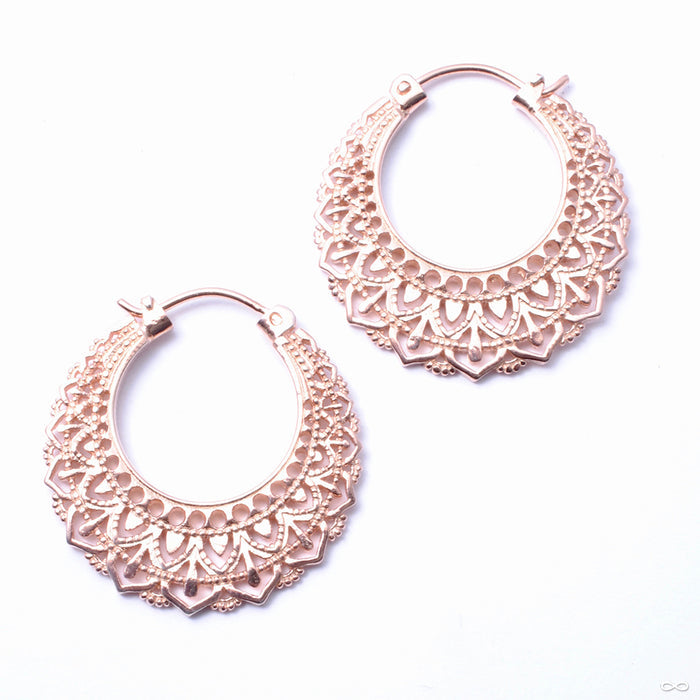 Manuka Earrings from Maya Jewelry in rose gold