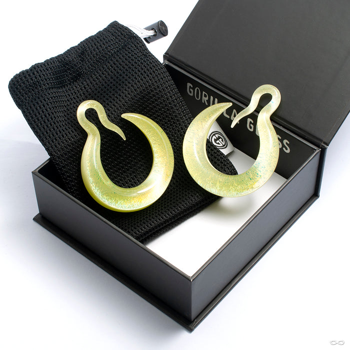 Mar Crescent Hoops from Gorilla Glass in urchin