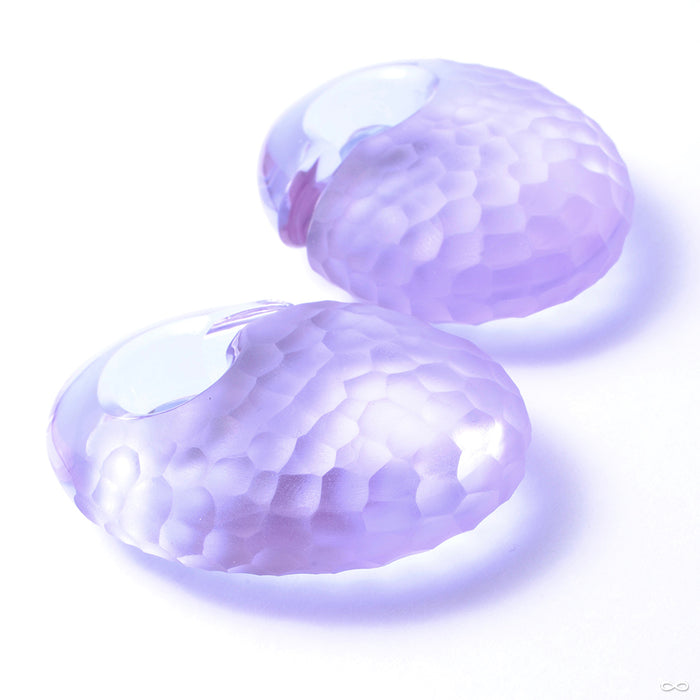 Martelé Ovoid Weights from Gorilla Glass in Lavender