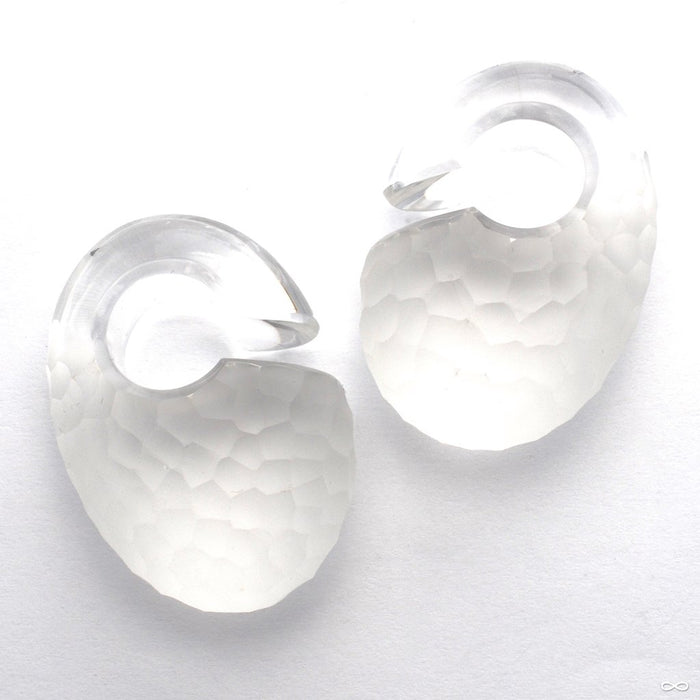 Martelé Ovoid Weights from Gorilla Glass in Clear Crystal