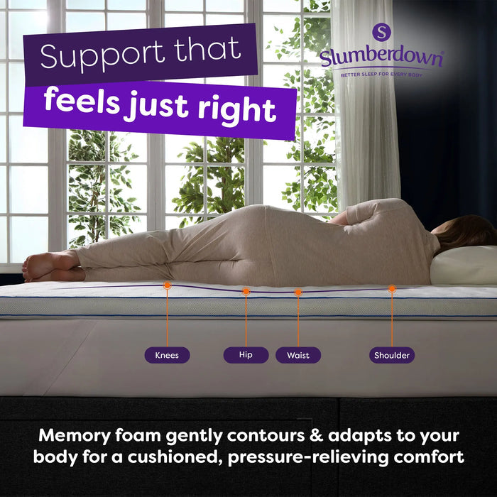 Memory Foam Gel Mattress Topper Slumberdown