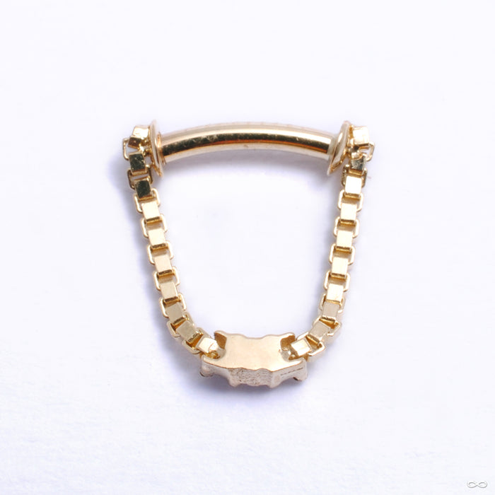 Mind the Gap Press-fit Ring in Gold from Pupil Hall back view