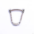 Mind the Gap Press-fit Ring in Gold from Pupil Hall in white gold