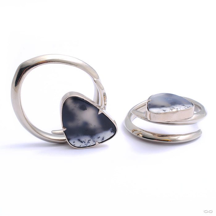 Mini Hoop Coils with Dendritic Opal from Diablo Organics