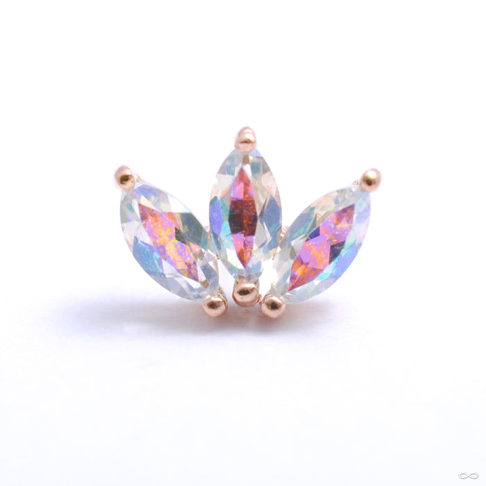 Moet Press-fit End in Gold from Buddha Jewelry with mercury mist topaz