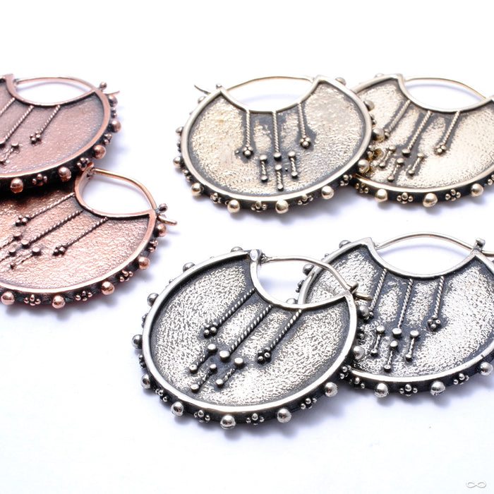 Moirai Earrings from Maya Jewelry in assorted materials
