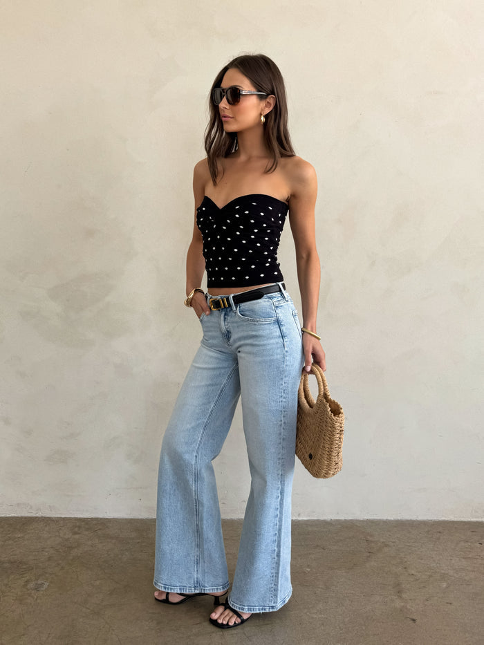 Monroe Mid Rise Jeans - Stitch And Feather