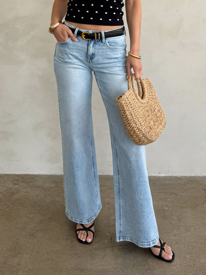 Monroe Mid Rise Jeans - Stitch And Feather