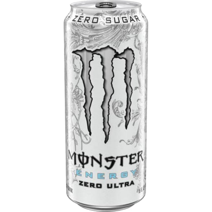 Monster Energy Zero Ultra, Sugar Free Energy Drink, 16 Ounce | Pack of 15