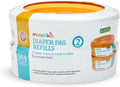 Munchkin® Arm & Hammer Diaper Pail Refill Rings, Holds up to 544 Newborn Diapers, 2 Pack