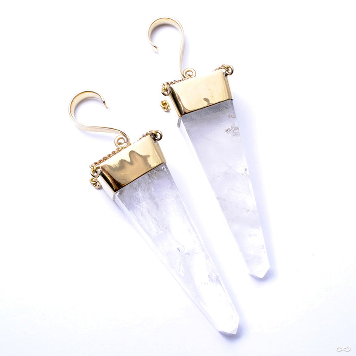 Narrative in Brass with Clear Quartz from Buddha Jewelry