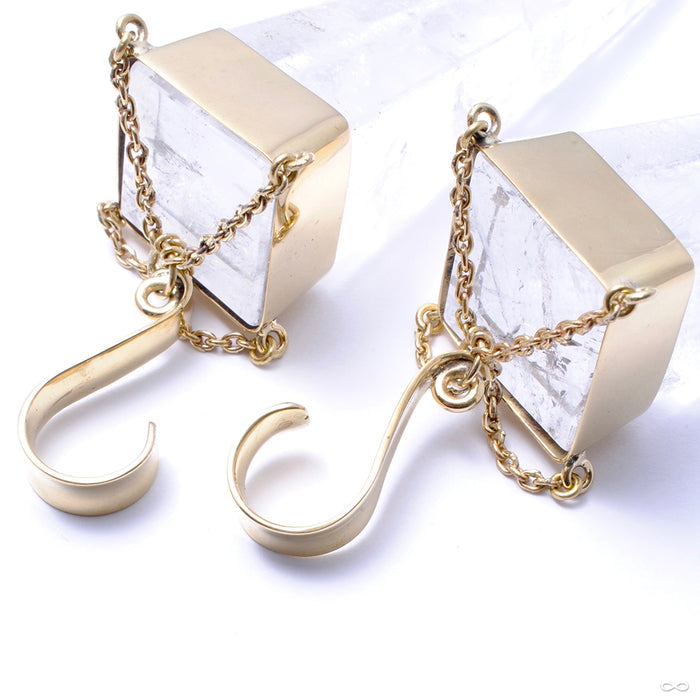 Narrative in Brass with Clear Quartz from Buddha Jewelry