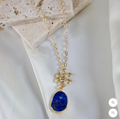Necklace | Oda // Lapis Lazuli Oval Pendant