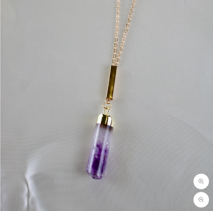 Necklace | Zena // Amethyst Necklace